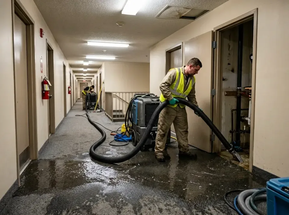 multi-unit-apartment-hallway-f-005 — frequently asked questions, Emergency Burst Pipe Water Extraction & Removal in Whitehal…